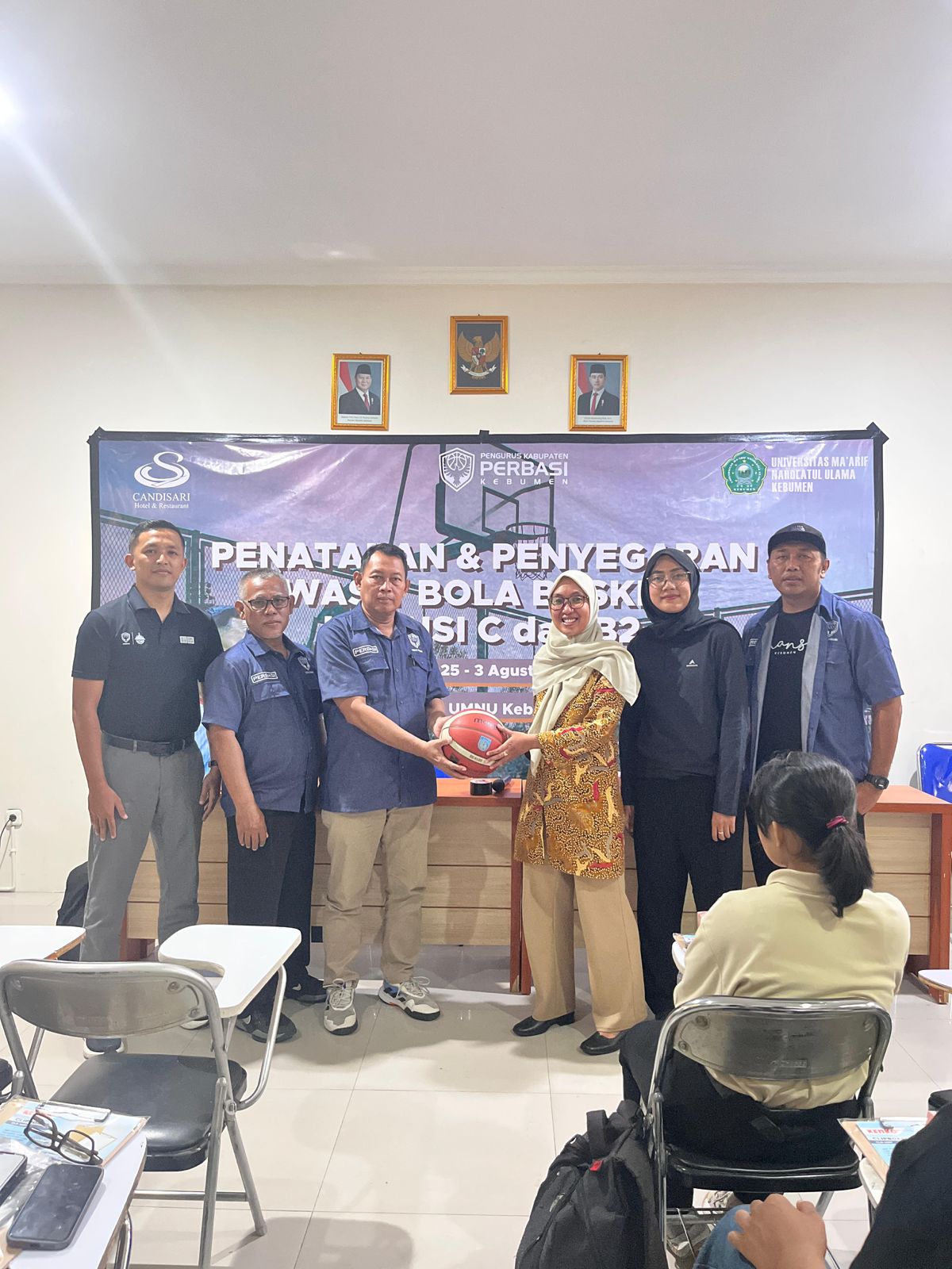 Tingkatkan Kepakaran Akademis dan Lapangan, UMNU Kebumen Gelar Pelatihan Penataran dan Penyegaran Perwasitan Bola Basket